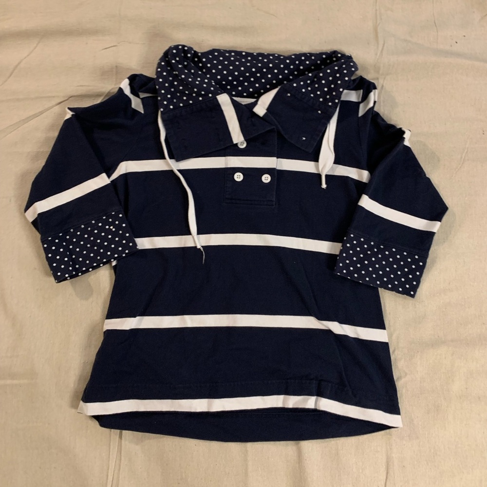Christopher & Banks Hooded Top - Size Large